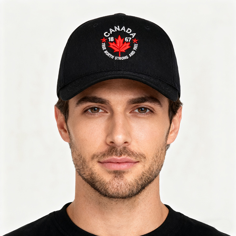 Embroidered Canada True North  - Baseball Cap Structured review and price