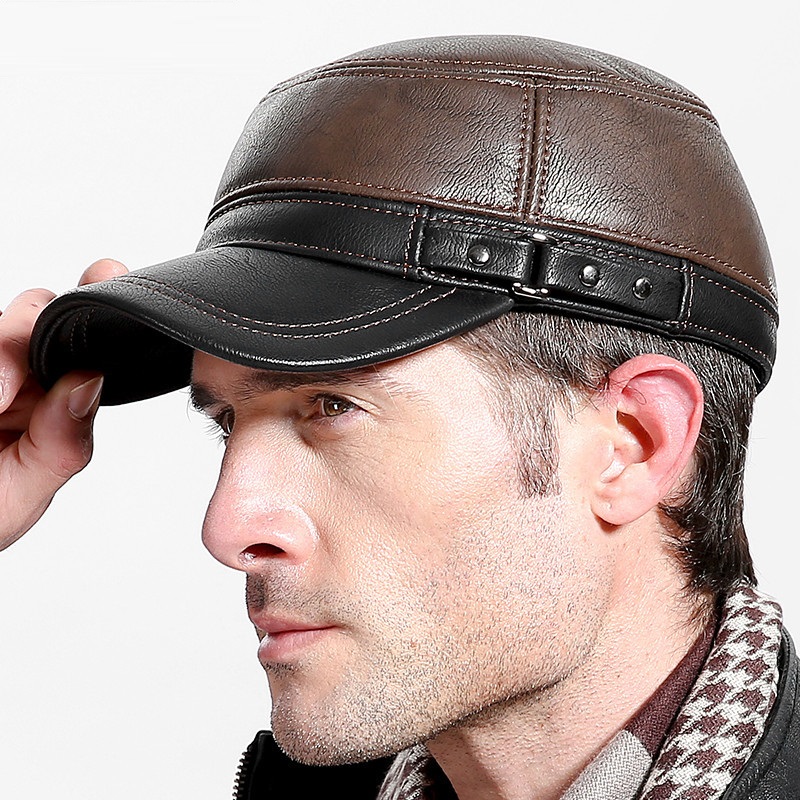 Cowskin Genuine Leather Baseba - Baseball Cap Structured review and price